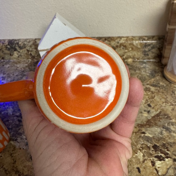 Coffee cups set of 2 with decorative coffee sign - Picture 3 of 14